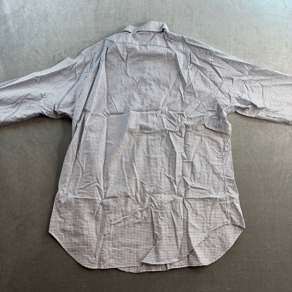 Polo Ralph Lauren Philip Button Up Shirt Men's 16.5 34/35 Blue White Check - Picture 6 of 13